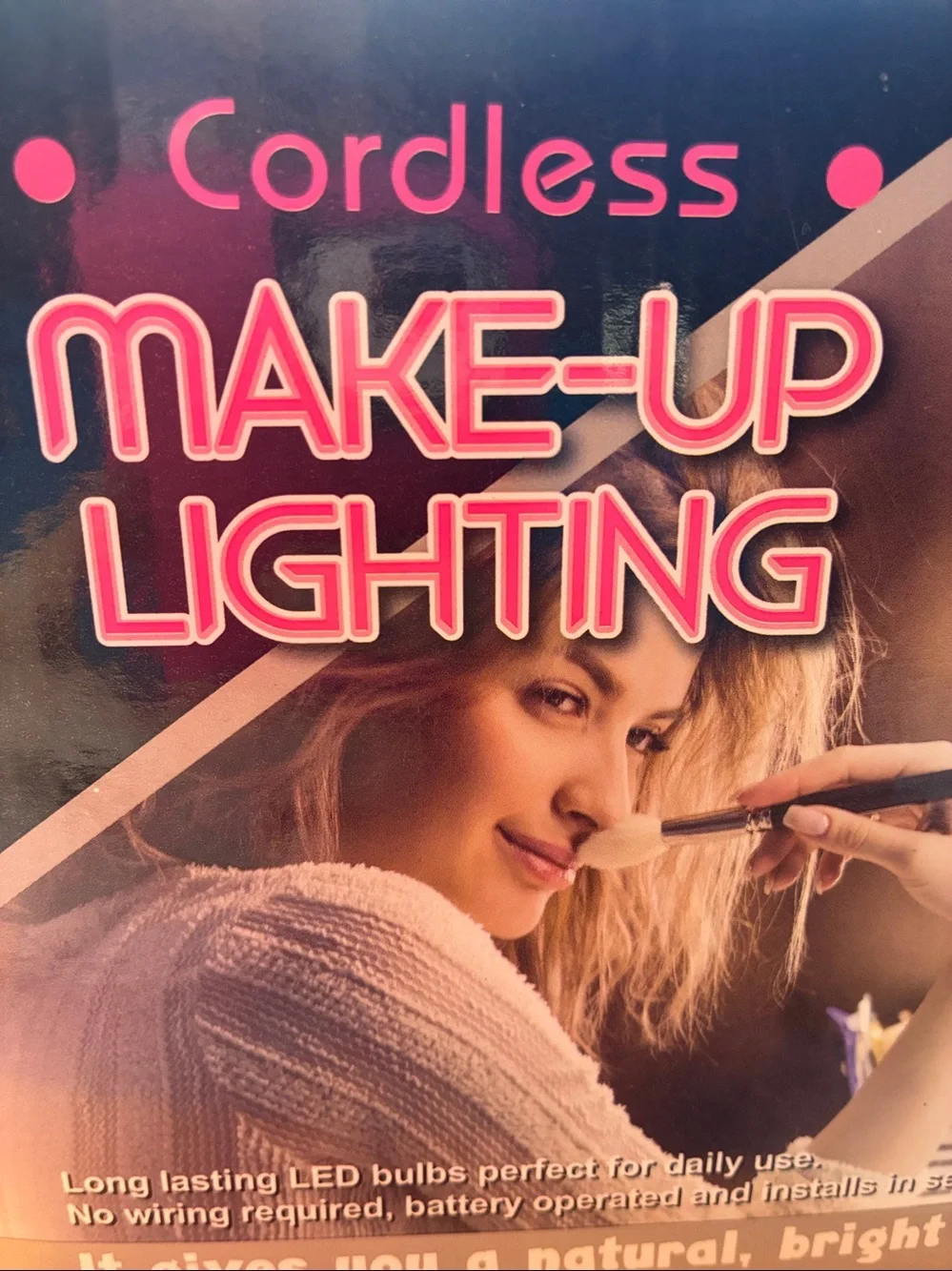 Cordless Make-Up Lighting LED Vanity Lights - White